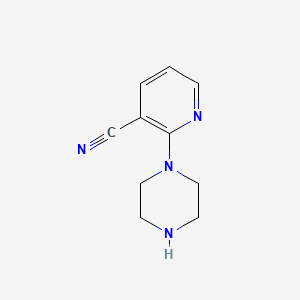 molecular formula C10H12N4 B2745375 2-(Piperazin-1-Yl)Pyridine-3-Carbonitrile CAS No. 151021-42-0; 84951-44-0