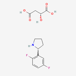 (R)-2-(2,5-Difluorophenyl)pyrrolidine (R)-2-hydroxysuccinate