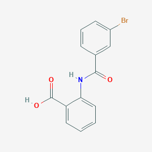 molecular formula C14H10BrNO3 B2745431 2-(3-Bromobenzamido)benzoic acid CAS No. 404376-07-4