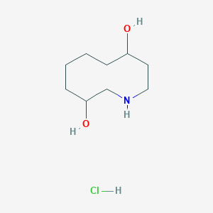 Azecane-3,8-diol;hydrochloride