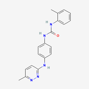 1-(4-((6-Methylpyridazin-3-yl)amino)phenyl)-3-(o-tolyl)urea