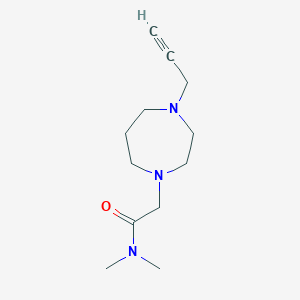 N,N-dimethyl-2-[4-(prop-2-yn-1-yl)-1,4-diazepan-1-yl]acetamide