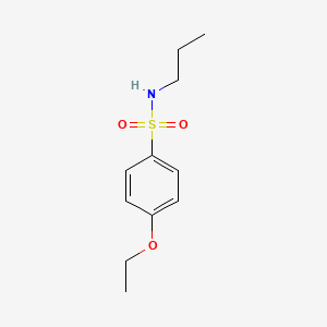 molecular formula C11H17NO3S B2745443 4-ethoxy-N-propylbenzenesulfonamide CAS No. 32176-28-6