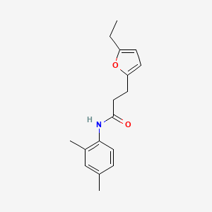 molecular formula C17H21NO2 B2745476 N-(2,4-二甲基苯基)-3-(5-乙基呋喃-2-基)丙酰胺 CAS No. 708282-83-1