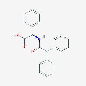 molecular formula C22H19NO3 B2745512 (2R)-[(diphenylacetyl)amino](phenyl)acetic acid CAS No. 202805-26-3