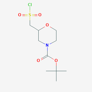 Tert-butyl 2-[(chlorosulfonyl)methyl]morpholine-4-carboxylate
