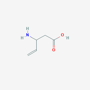 molecular formula C5H9NO2 B2745529 3-氨基戊-4-烯酸 CAS No. 14403-19-1