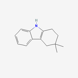 molecular formula C14H17N B2745574 3,3-dimethyl-2,3,4,9-tetrahydro-1H-carbazole CAS No. 25365-96-2