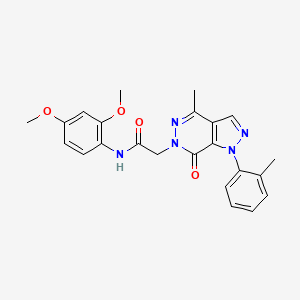 N-(2,4-dimethoxyphenyl)-2-(4-methyl-7-oxo-1-(o-tolyl)-1H-pyrazolo[3,4-d]pyridazin-6(7H)-yl)acetamide