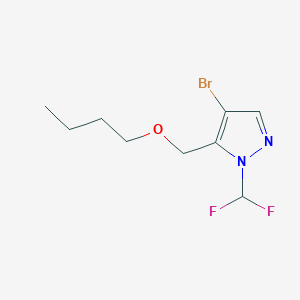 4-bromo-5-(butoxymethyl)-1-(difluoromethyl)-1H-pyrazole