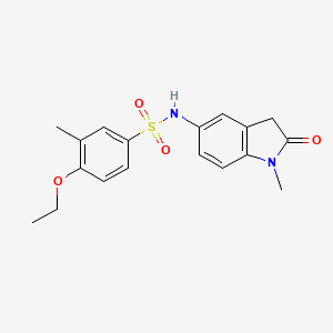 4-ethoxy-3-methyl-N-(1-methyl-2-oxoindolin-5-yl)benzenesulfonamide