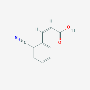 molecular formula C10H7NO2 B2745639 (Z)-3-(2-cyanophenyl)prop-2-enoic acid CAS No. 27510-48-1