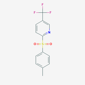 molecular formula C13H10F3NO2S B274564 5-(Trifluoromethyl)-2-tosylpyridine 