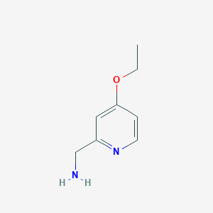 molecular formula C8H12N2O B2745640 (4-乙氧基吡啶-2-基)甲胺 CAS No. 1248067-60-8