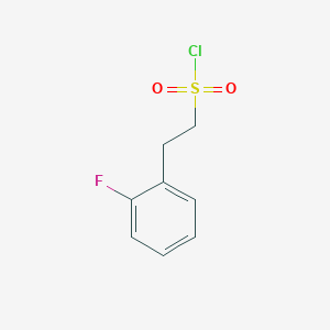 molecular formula C8H8ClFO2S B2745699 2-(2-fluorophenyl)ethanesulfonyl Chloride CAS No. 728919-67-3