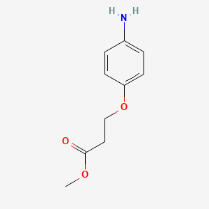 molecular formula C10H13NO3 B2745700 Methyl 3-(4-aminophenoxy)propanoate CAS No. 130198-72-0
