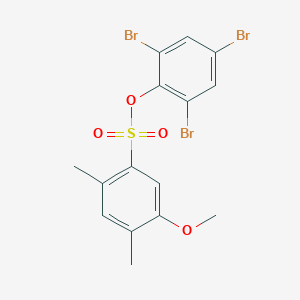 2,4,6-Tribromophenyl 5-methoxy-2,4-dimethylbenzene-1-sulfonate