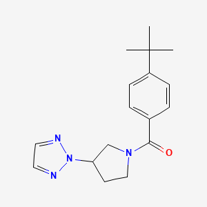 (3-(2H-1,2,3-triazol-2-yl)pyrrolidin-1-yl)(4-(tert-butyl)phenyl)methanone