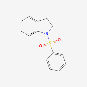 molecular formula C14H13NO2S B2745862 1-(Phenylsulfonyl)indoline CAS No. 80360-26-5; 81114-41-2