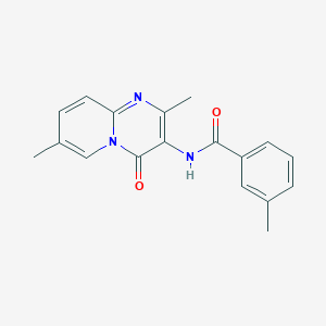 N-(2,7-dimethyl-4-oxo-4H-pyrido[1,2-a]pyrimidin-3-yl)-3-methylbenzamide