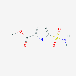 Methyl 1-methyl-5-sulfamoylpyrrole-2-carboxylate