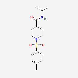 molecular formula C16H24N2O3S B2745901 N-isopropyl-1-[(4-methylphenyl)sulfonyl]-4-piperidinecarboxamide CAS No. 478047-62-0