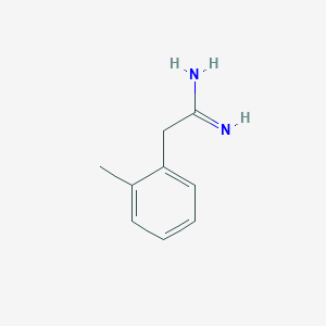molecular formula C9H12N2 B2745955 2-o-Tolyl-acetamidine CAS No. 6487-82-7