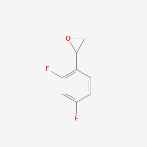 molecular formula C8H6F2O B2745973 2-(2,4-Difluorophenyl)oxirane CAS No. 111991-12-9