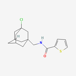 molecular formula C16H20ClNOS B2745980 N-[(3-chloroadamantanyl)methyl]-2-thienylcarboxamide CAS No. 881440-59-1
