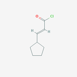 molecular formula C8H11ClO B2745990 (2E)-3-环戊基丙烯酰氯 CAS No. 208922-42-3