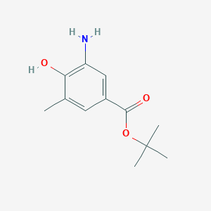 Tert-butyl 3-amino-4-hydroxy-5-methylbenzoate