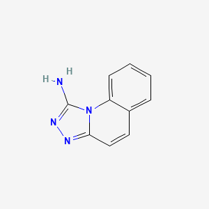 molecular formula C10H8N4 B2745999 [1,2,4]Triazolo[4,3-a]quinolin-1-amine CAS No. 41569-09-9