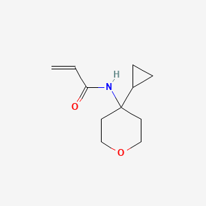 N-(4-cyclopropyloxan-4-yl)prop-2-enamide