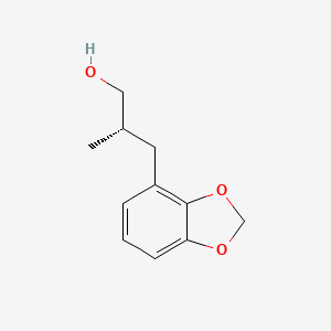 molecular formula C11H14O3 B2746025 (2S)-3-(1,3-Benzodioxol-4-yl)-2-methylpropan-1-ol CAS No. 2248209-14-3