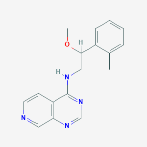 molecular formula C17H18N4O B2746053 N-[2-Methoxy-2-(2-methylphenyl)ethyl]pyrido[3,4-d]pyrimidin-4-amine CAS No. 2380033-86-1