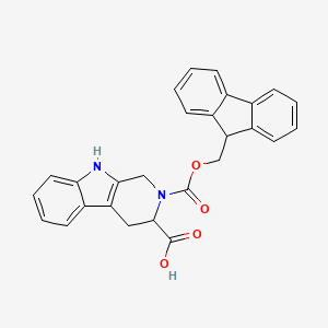 molecular formula C27H22N2O4 B2746057 FMOC-1,2,3,4-tetrahydronorharman-3-carboxylic acid CAS No. 1122062-52-5; 268731-07-3