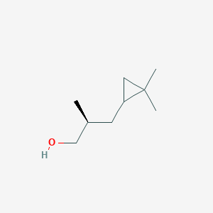 (2S)-3-(2,2-Dimethylcyclopropyl)-2-methylpropan-1-ol