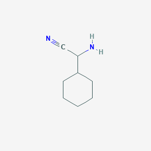 molecular formula C8H14N2 B2746105 2-Amino-2-cyclohexylacetonitrile CAS No. 40651-95-4