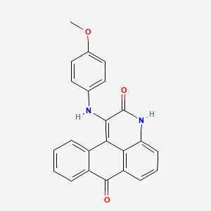 1-((4-methoxyphenyl)amino)-2H-naphtho[1,2,3-de]quinoline-2,7(3H)-dione