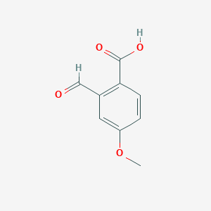 molecular formula C9H8O4 B2746181 2-Formyl-4-methoxybenzoic acid CAS No. 60373-42-4