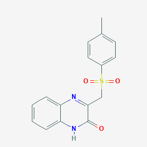 3-{[(4-methylphenyl)sulfonyl]methyl}quinoxalin-2(1H)-one