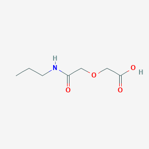 molecular formula C7H13NO4 B274624 [2-Oxo-2-(propylamino)ethoxy]acetic acid 