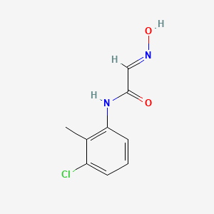 molecular formula C9H9ClN2O2 B2746273 (2E)-N-(3-chloro-2-methylphenyl)-2-(N-hydroxyimino)acetamide CAS No. 934405-94-4