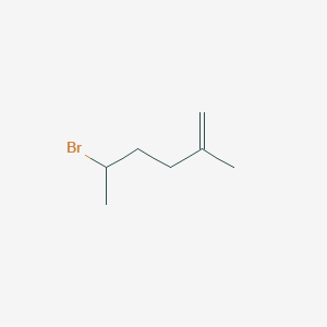 molecular formula C7H13Br B2746274 5-溴-2-甲基己-1-烯 CAS No. 1379157-36-4