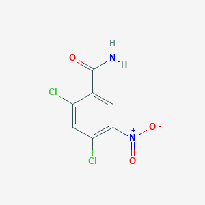 molecular formula C7H4Cl2N2O3 B2746275 2,4-二氯-5-硝基苯甲酰胺 CAS No. 101421-03-8