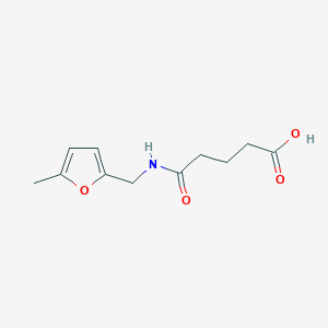 molecular formula C11H15NO4 B274628 5-{[(5-Methylfuran-2-yl)methyl]amino}-5-oxopentanoic acid CAS No. 827034-78-6