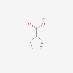 molecular formula C6H8O2 B2746288 2-Cyclopentene-1-carboxylic acid CAS No. 2348-89-2