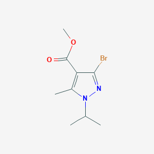 methyl 3-bromo-1-isopropyl-5-methyl-1H-pyrazole-4-carboxylate