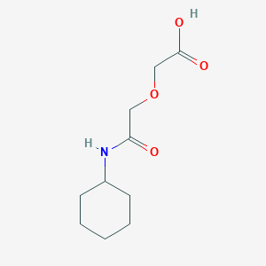 [2-(Cyclohexylamino)-2-oxoethoxy]acetic acid