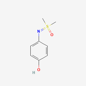 [(4-Hydroxyphenyl)imino]dimethyl-lambda6-sulfanone
